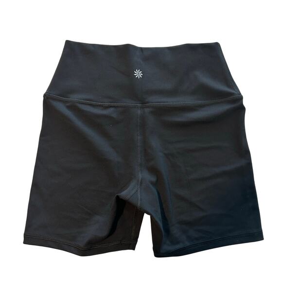 Athleta Transcend black high rise short size S 5 " inseam - Picture 2 of 4
